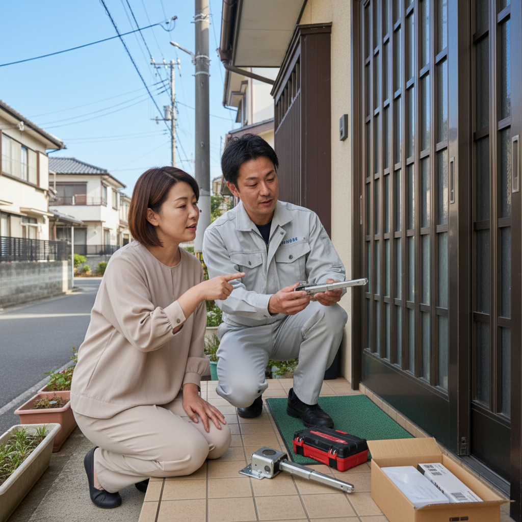 江戸川区北葛西 ドアクローザー交換の料金相場・事例・依頼の流れ