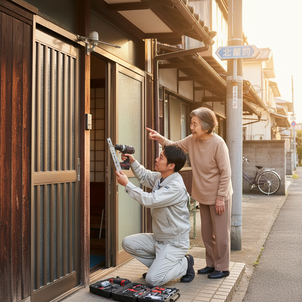 江戸川区北篠崎 ドアクローザー交換の料金相場、事例、依頼の流れ