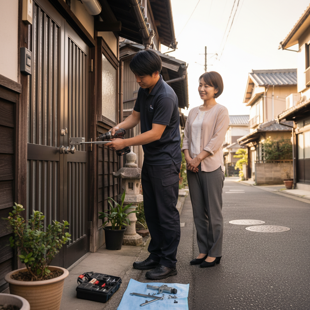 江戸川区篠崎町のドアクローザー交換:料金・事例・依頼の流れ