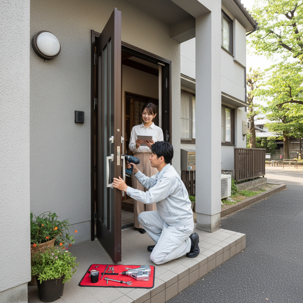 板橋区栄町 ドアクローザー交換の料金・事例・依頼の流れ