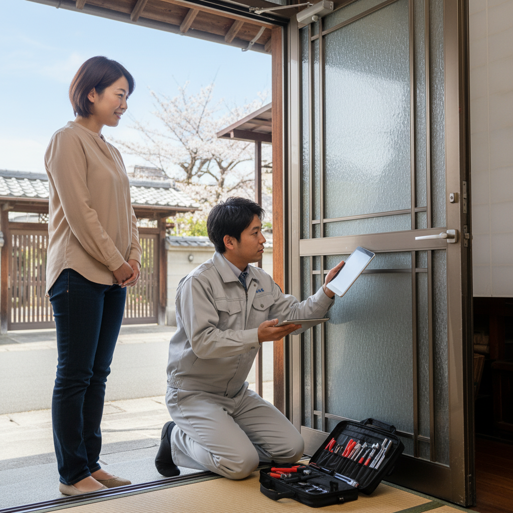 板橋区弥生町：ドアクローザー交換の料金相場と依頼の流れ