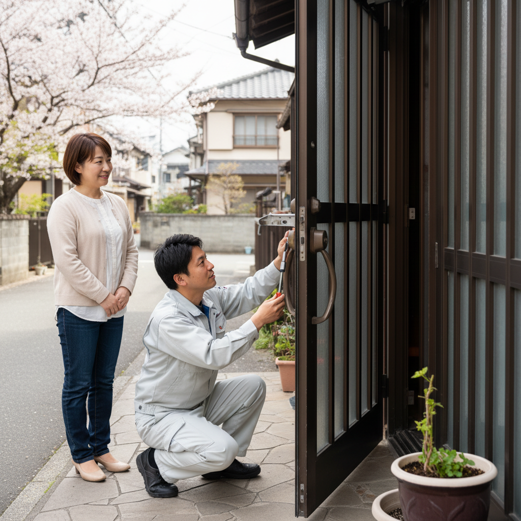 板橋区蓮沼町のドアクローザー交換:料金相場、事例、依頼の流れ