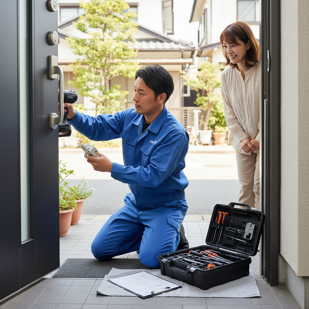 板橋区大谷口上町でのドアクローザー交換の料金相場・事例・依頼の流れ