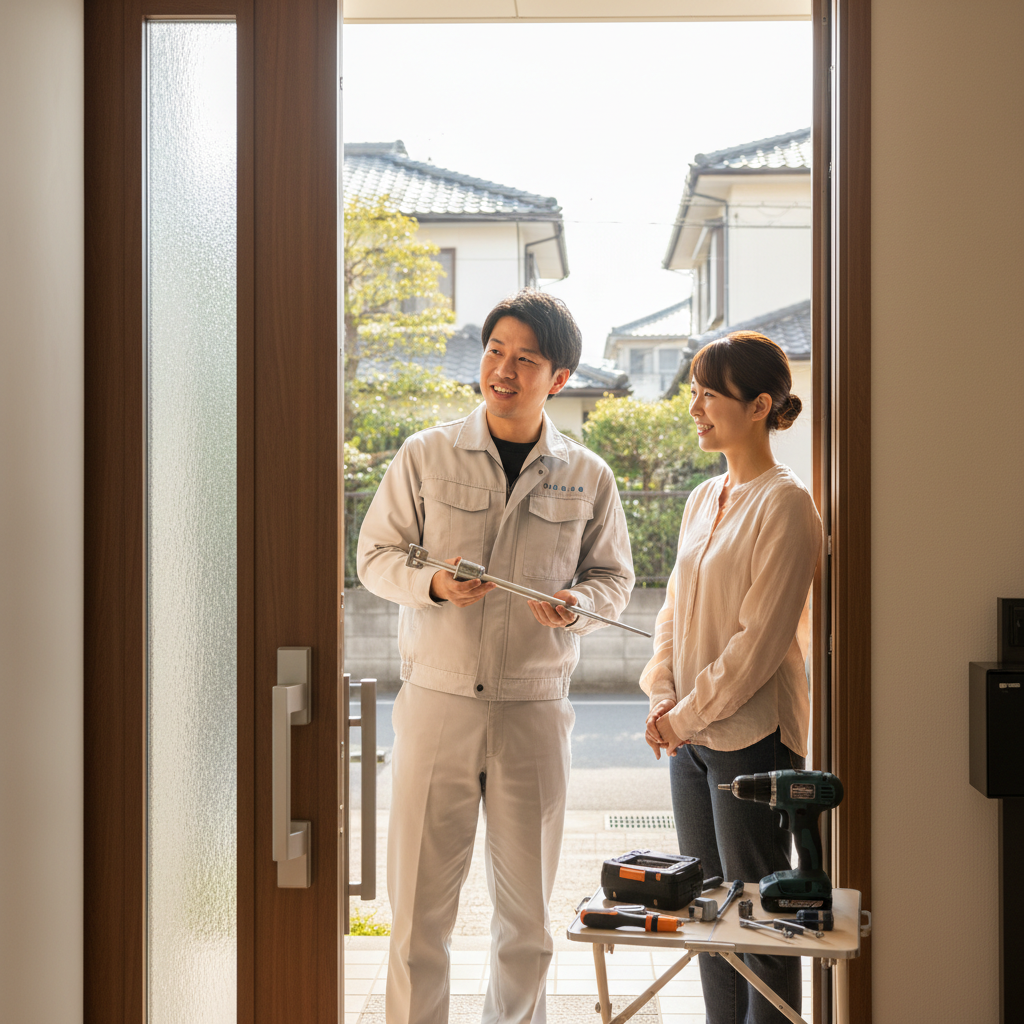 板橋区大原町 ドアクローザー交換の料金相場、事例、依頼の流れ