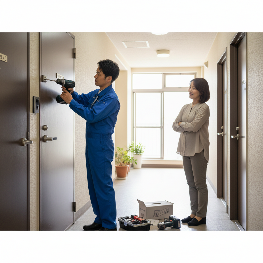 板橋区徳丸のドアクローザー交換：料金相場、事例、依頼の流れ