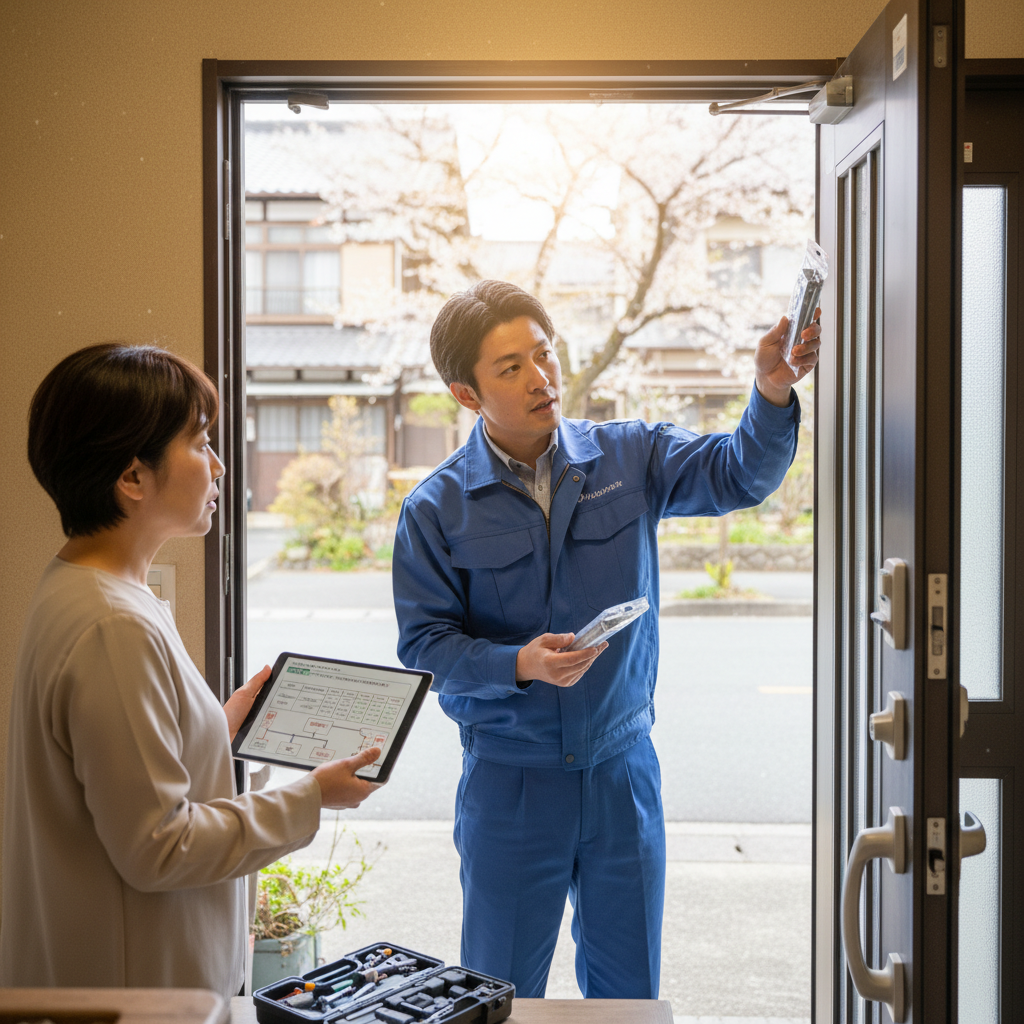 板橋区 向原のドアクローザー交換:料金相場と依頼の流れ