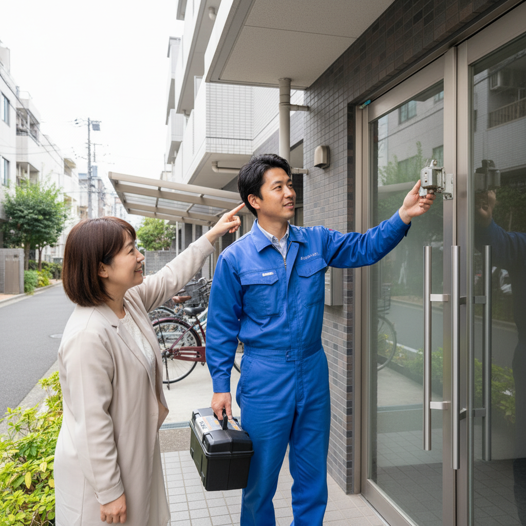 板橋区若木 ドアクローザー交換の料金相場、事例、依頼の流れ