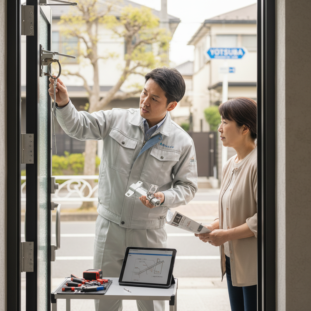板橋区四葉 ドアクローザー交換の料金相場、事例、依頼の流れ