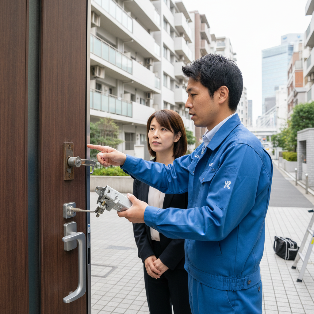 中央区 京橋 ドアクローザー交換の料金相場・事例と依頼の流れ