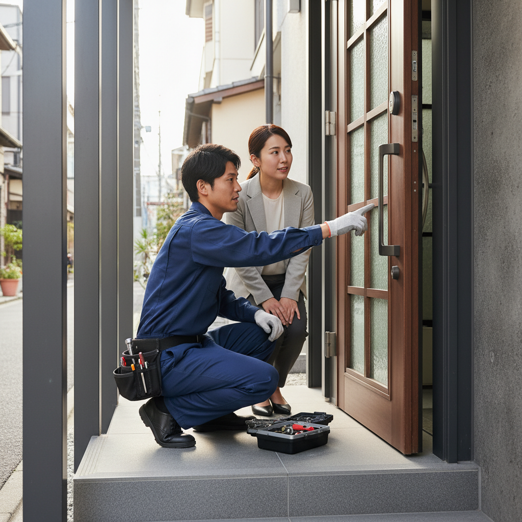 中央区新富のドアクローザー交換：料金・事例・依頼の流れ