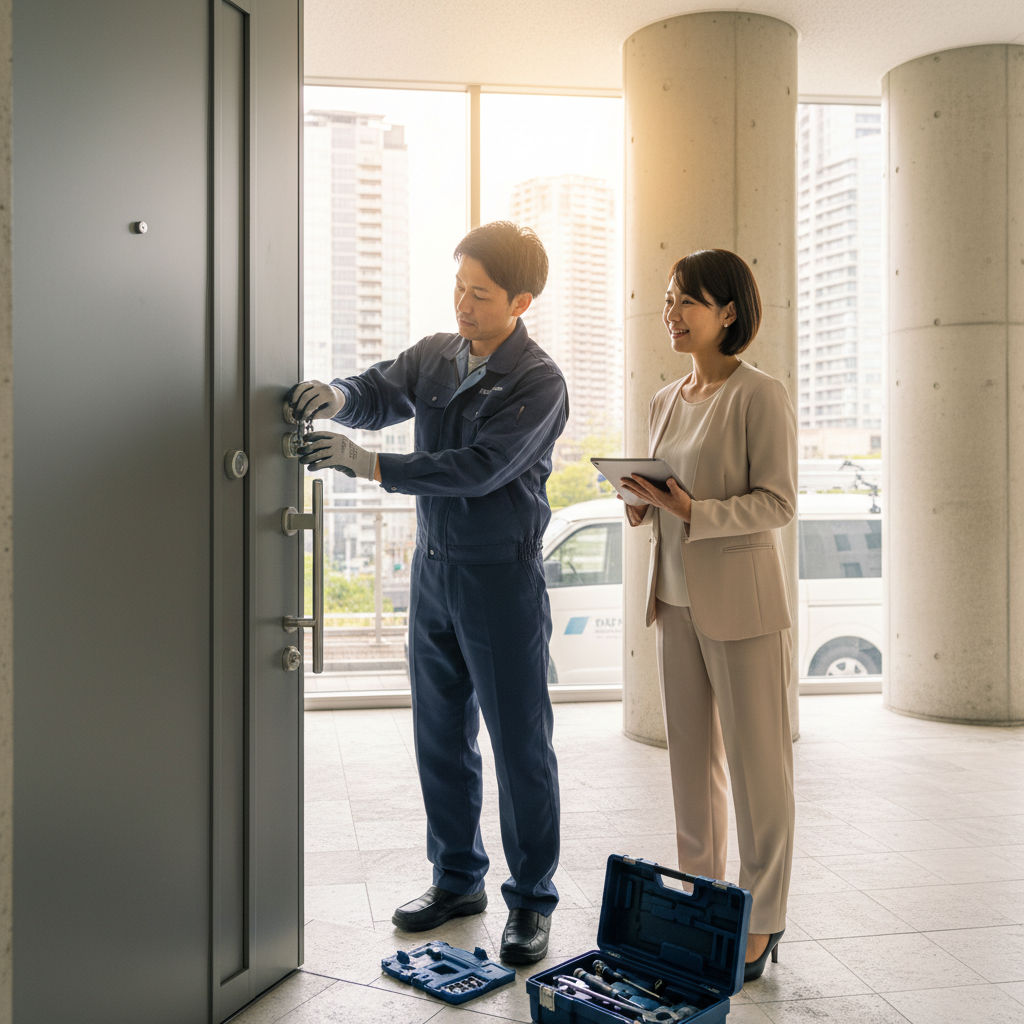 料金相場、交換事例、依頼の流れ【中央区勝どき】