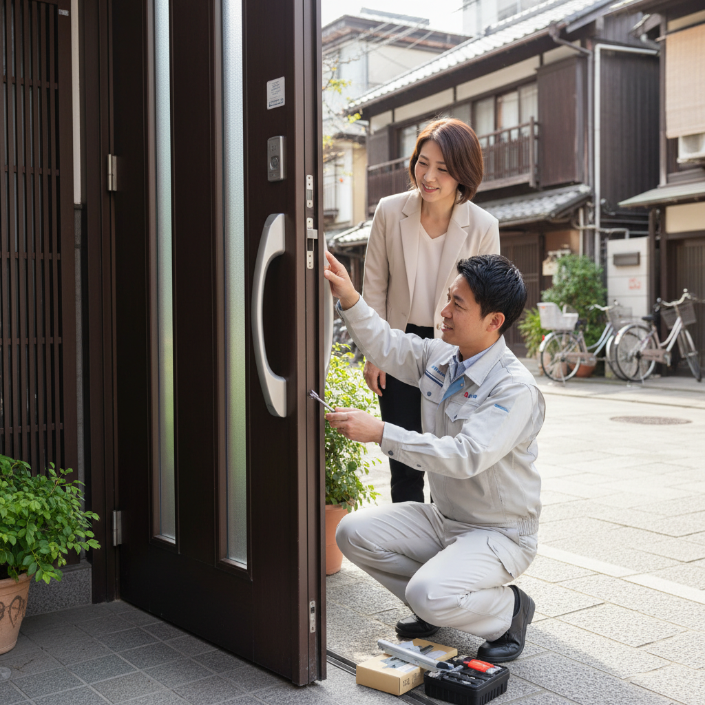 中央区人形町 ドアクローザー交換の料金・事例・依頼の流れ