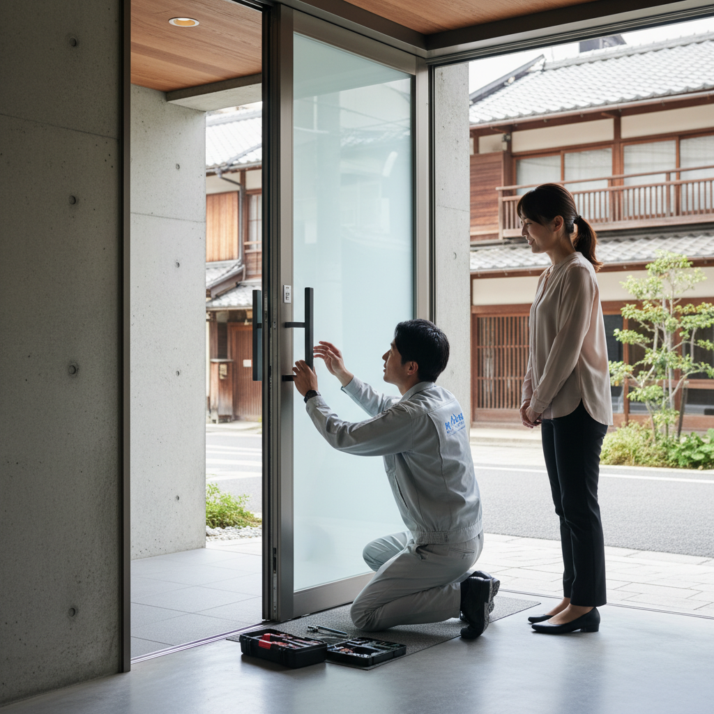 中央区小伝馬町でのドアクローザー交換:料金相場、事例、依頼の流れ