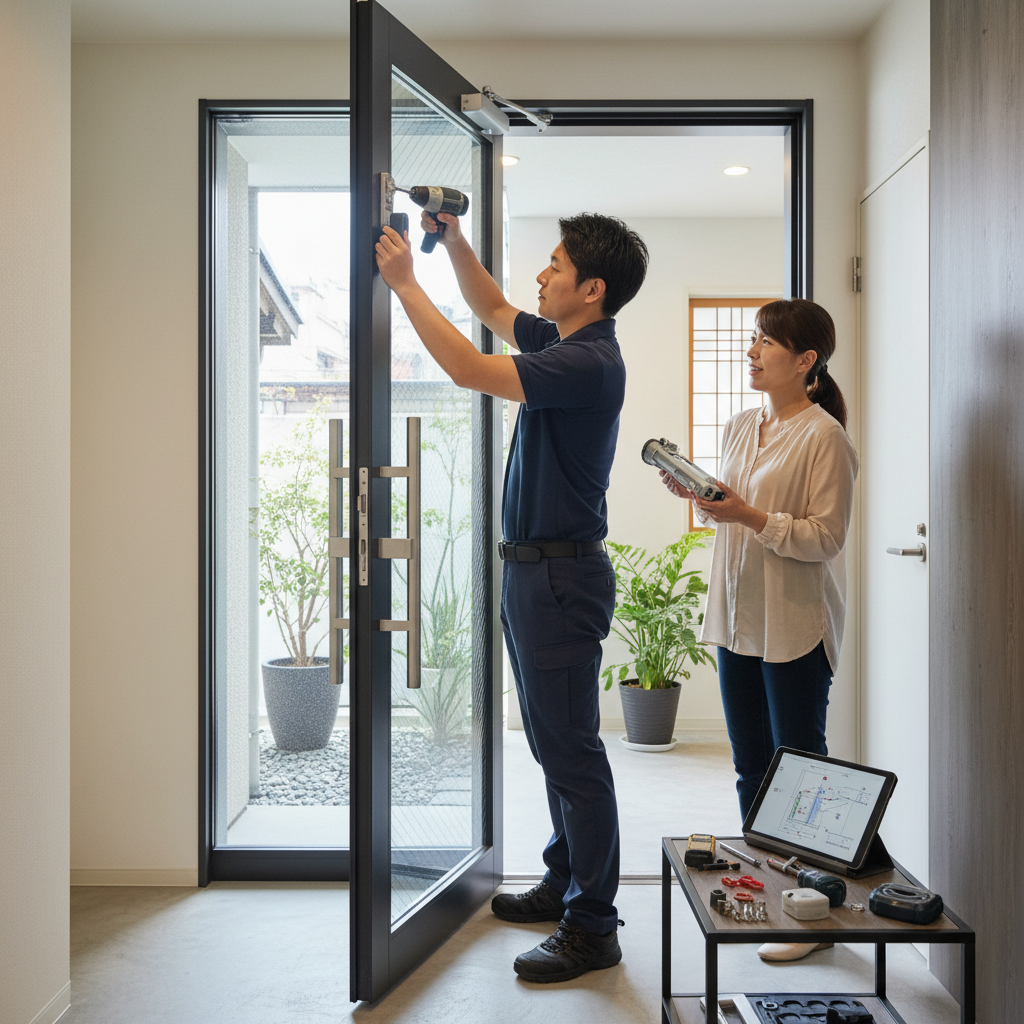 中央区馬喰町でのドアクローザー交換：料金・事例・依頼の流れ