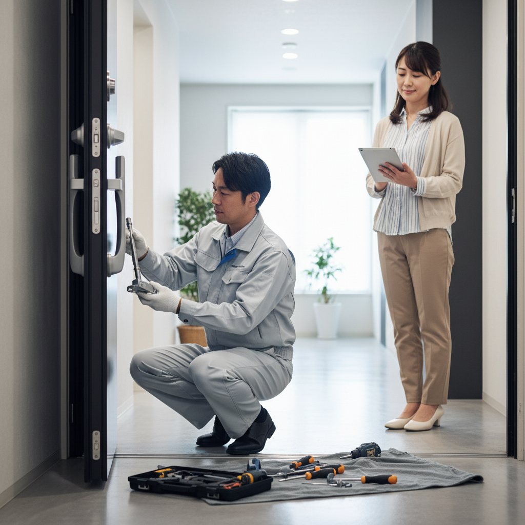 中央区相生 ドアクローザー交換の料金相場・事例・依頼の流れ