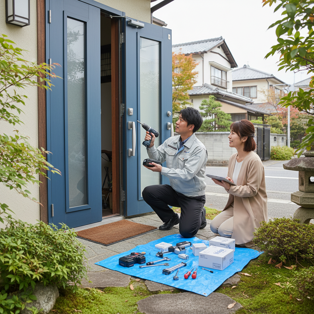 中央区 青葉のドアクローザー交換：料金相場、事例、依頼の流れ