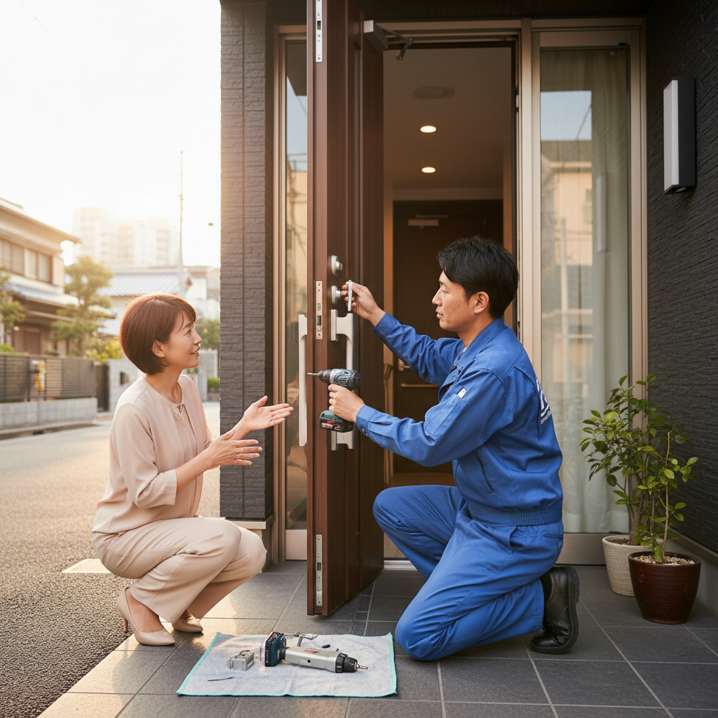 中央区小山 ドアクローザー交換の料金相場・事例・依頼の流れ