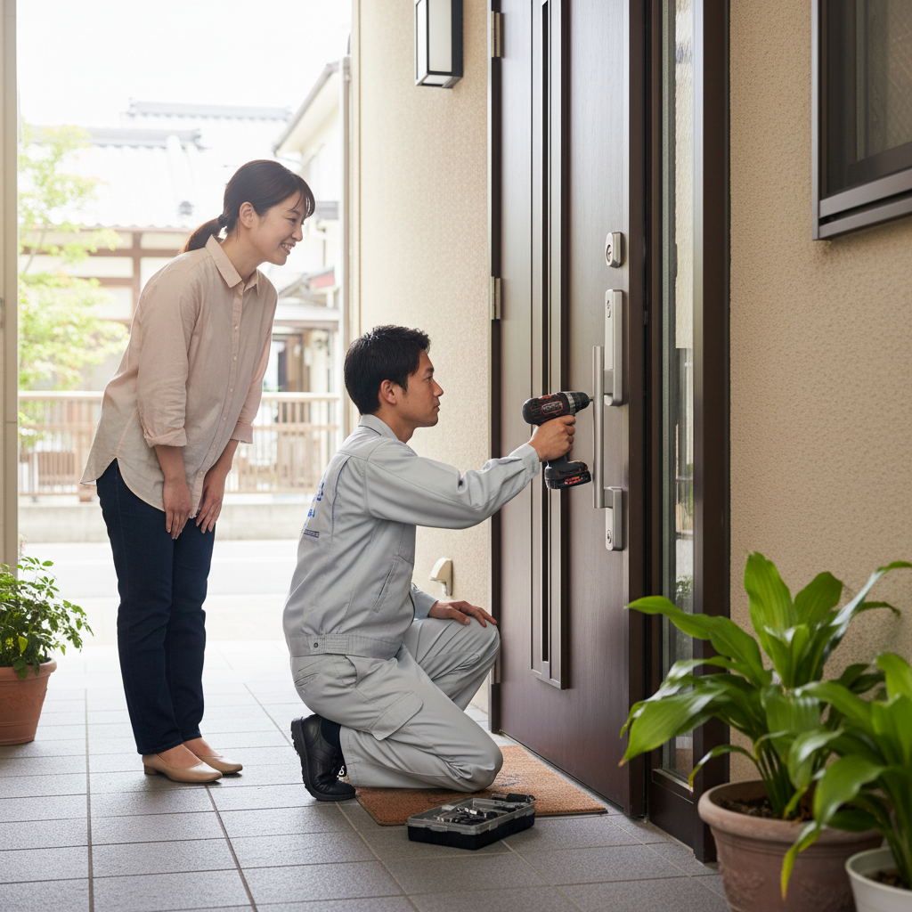 中央区鹿沼台のドアクローザー交換：料金・事例・依頼の流れ