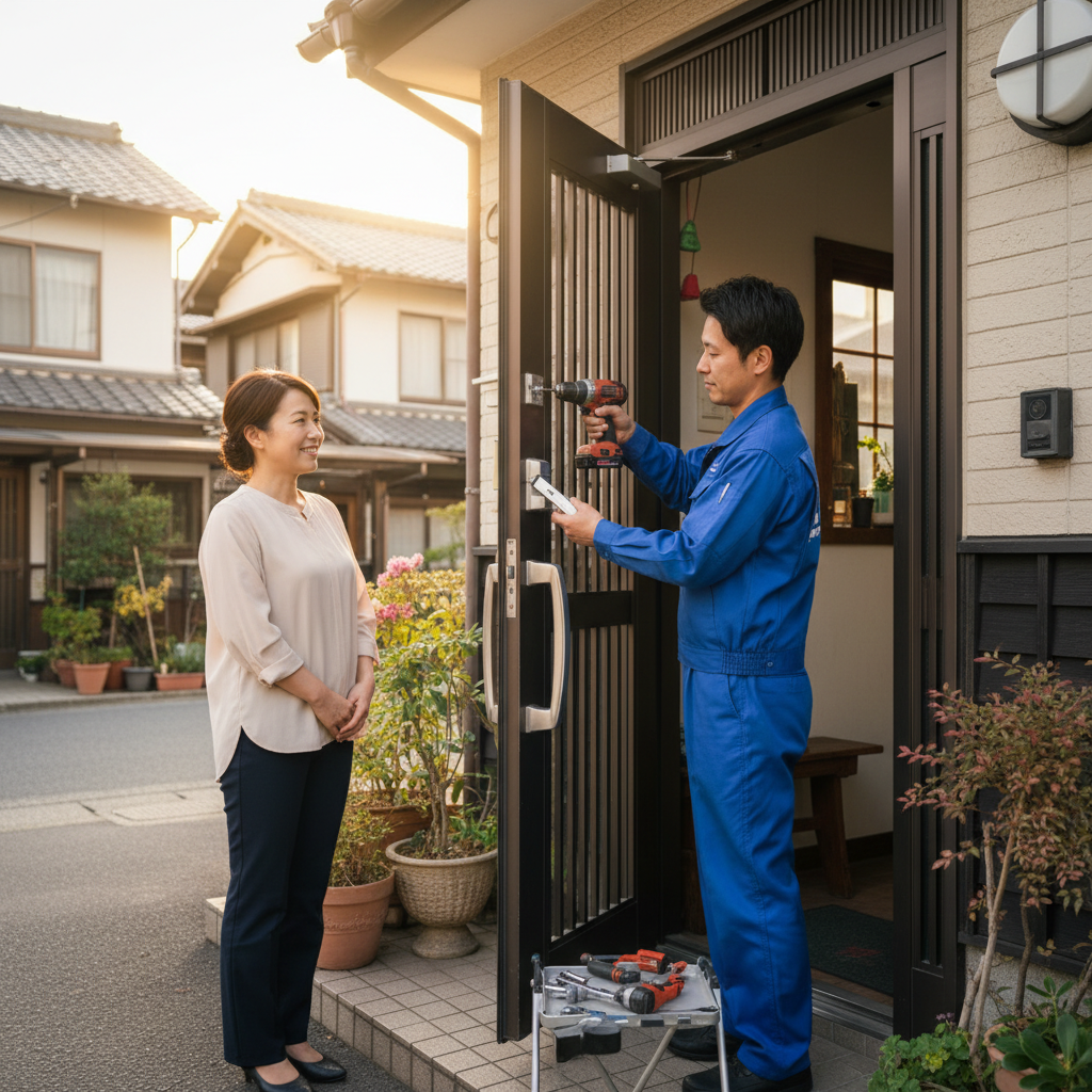 中央区上溝のドアクローザー交換|料金相場、事例、依頼の流れ