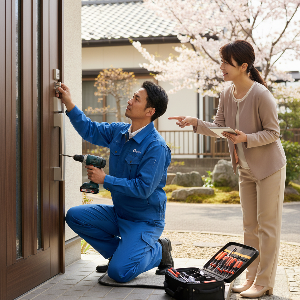 中央区共和のドアクローザー交換:料金相場、事例、依頼の流れ