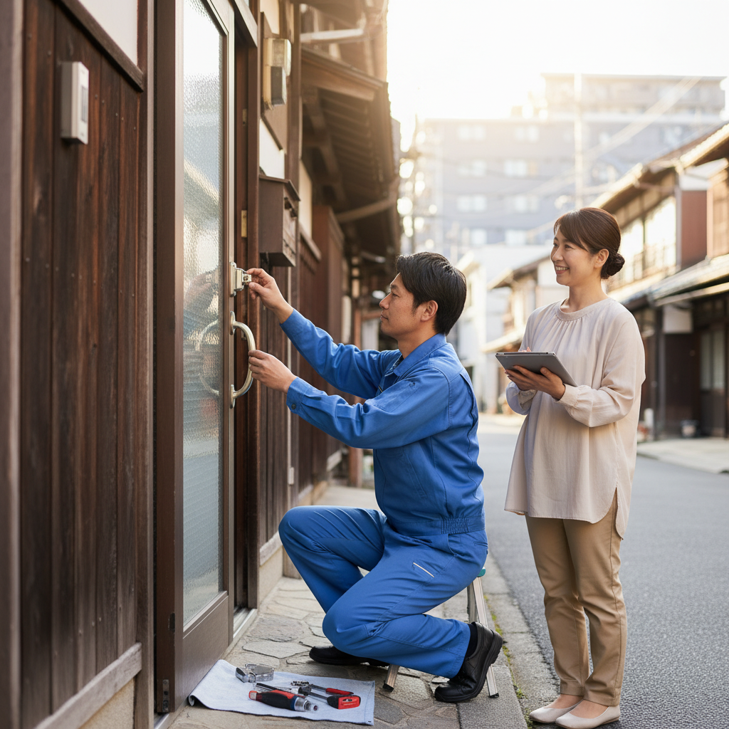 中央区小町通のドアクローザー交換：料金相場、事例、依頼の流れ