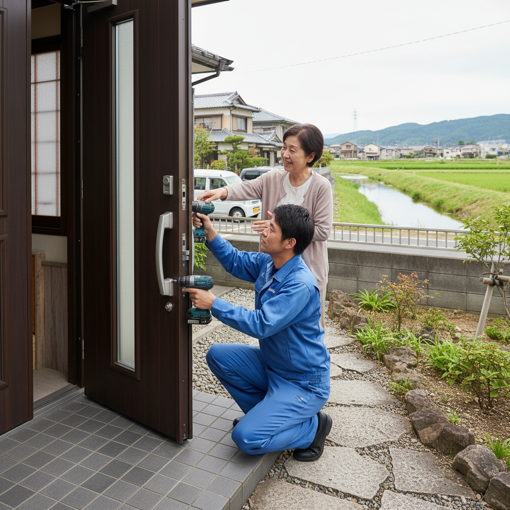 中央区水郷田名でのドアクローザー交換：料金相場、事例、依頼の流れ