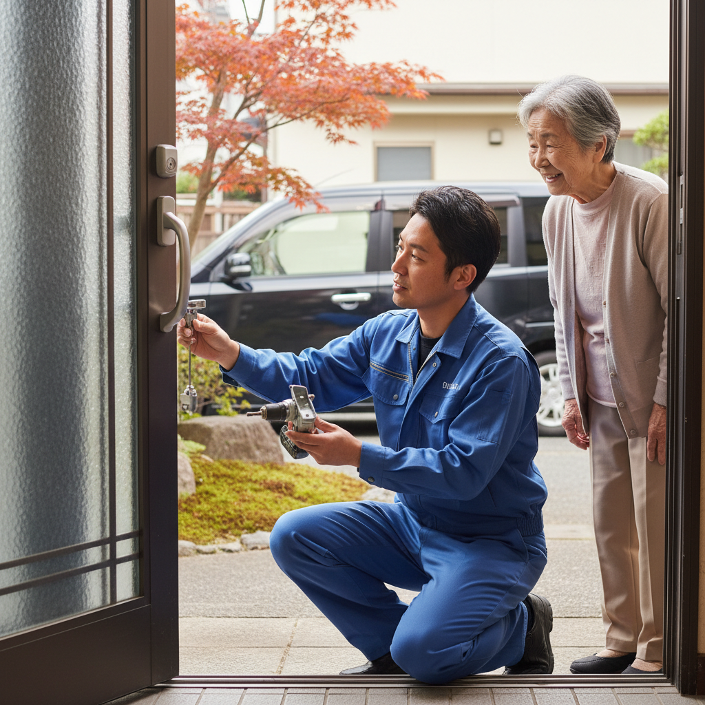 中央区田名でのドアクローザー交換：料金相場、事例、依頼の流れ