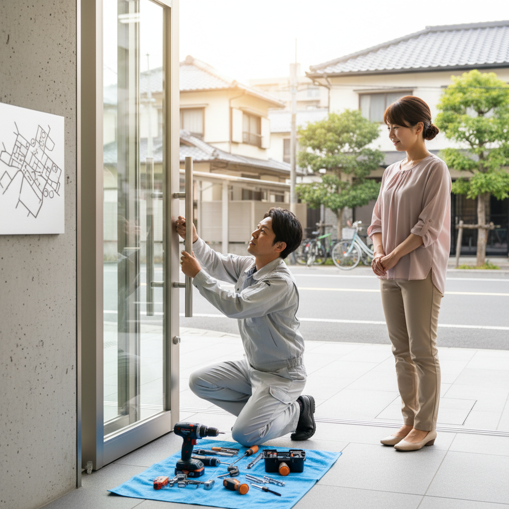 中央区氷川町でのドアクローザー交換の料金相場・事例と依頼の流れ