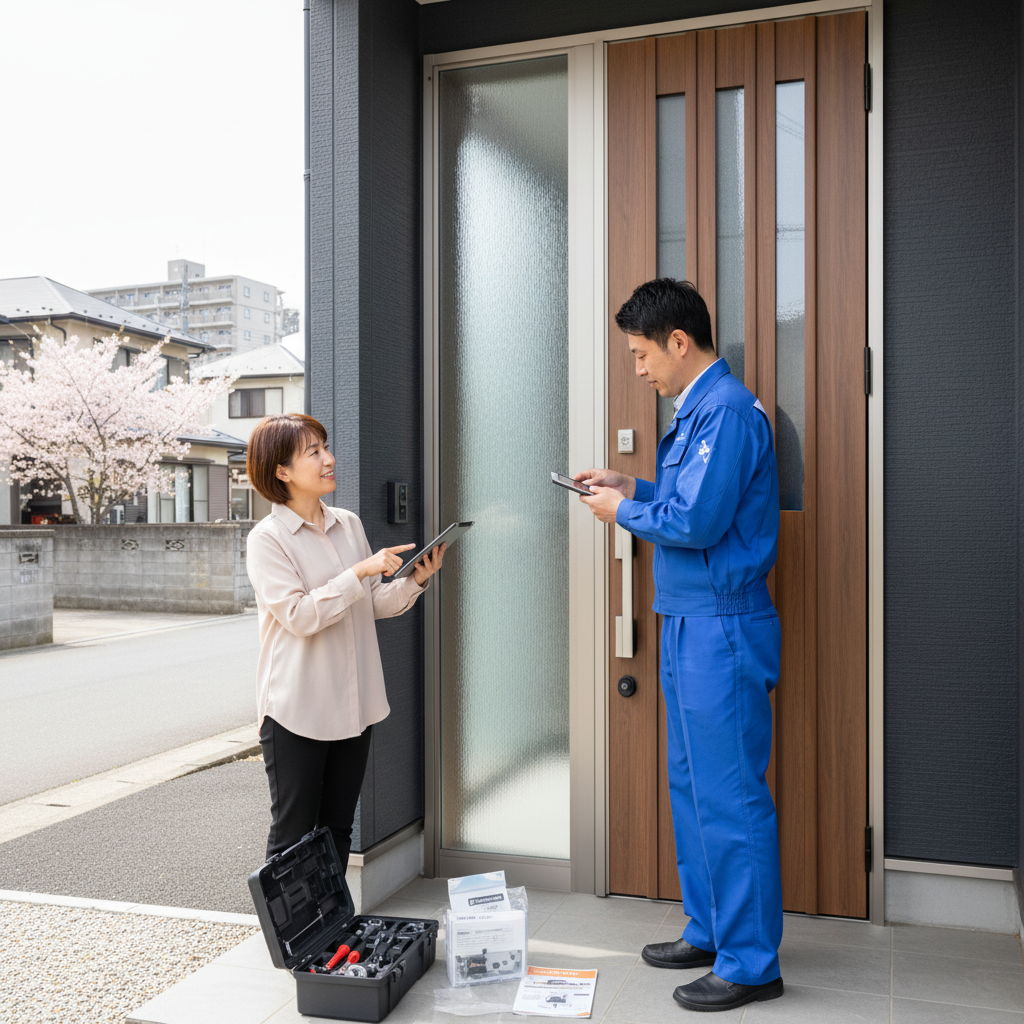 中央区 星が丘 ドアクローザー交換の料金相場、事例、依頼の流れ