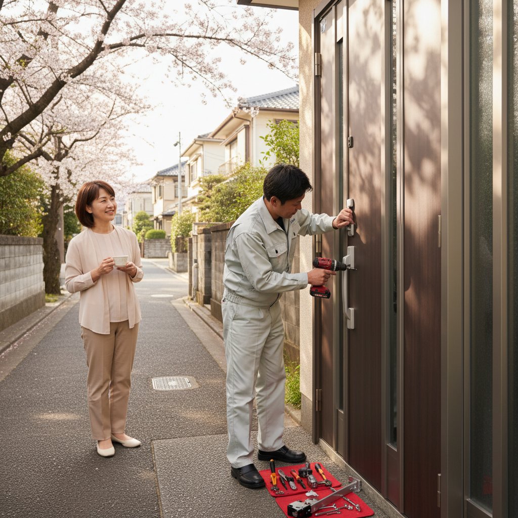 文京区小日向のドアクローザー交換：料金相場、事例、依頼の流れ