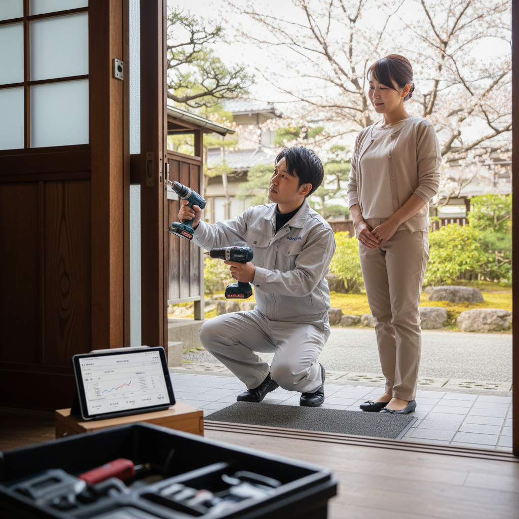 文京区向丘のドアクローザー交換：料金相場と依頼の流れ