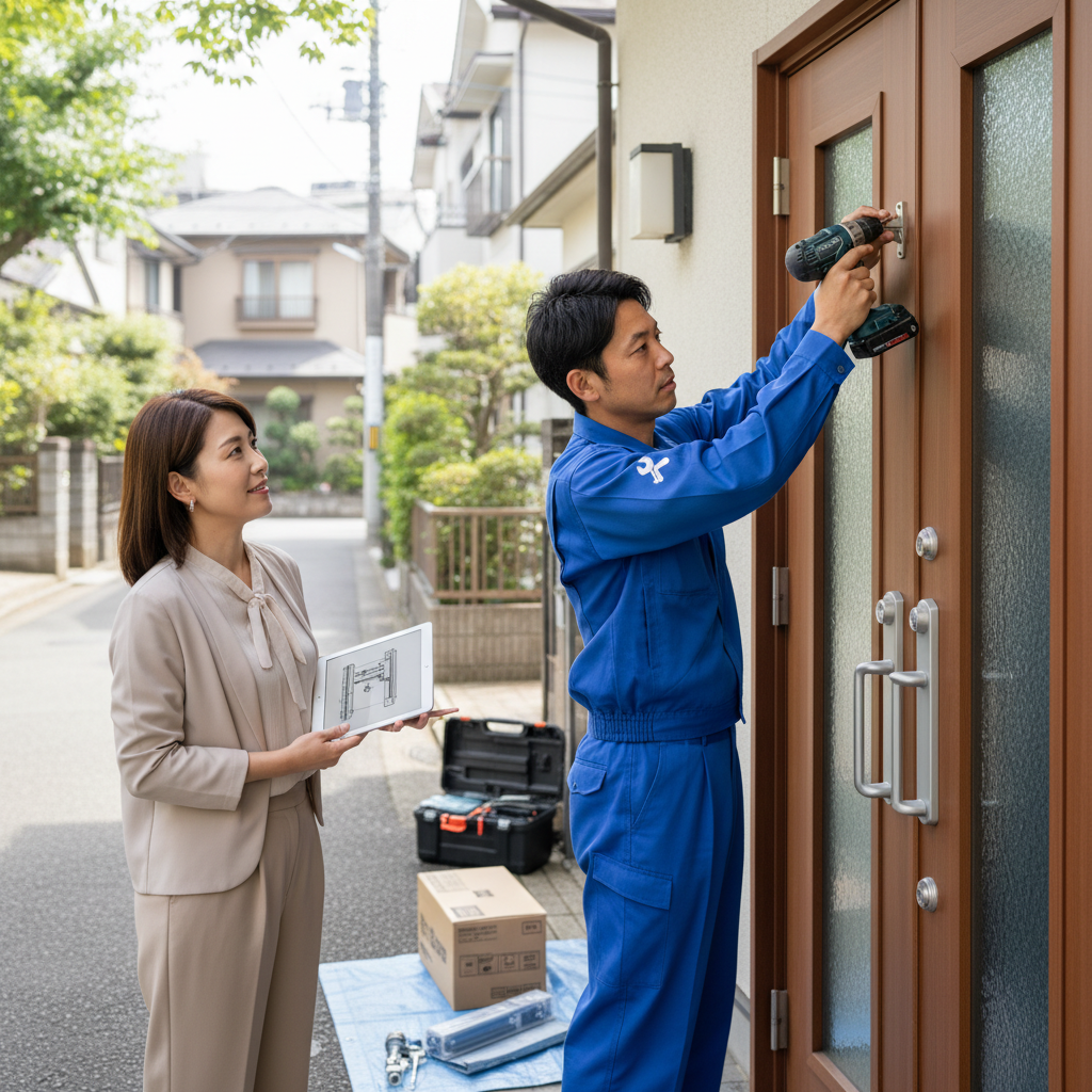 文京区西片のドアクローザー交換：料金相場、事例紹介、依頼の流れ