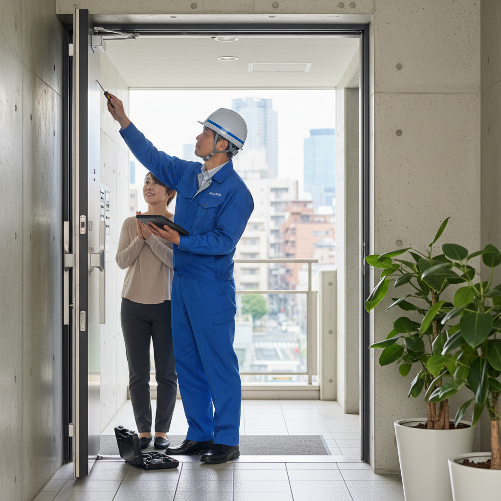 新宿区のドアクローザー交換：料金・事例・依頼の流れ