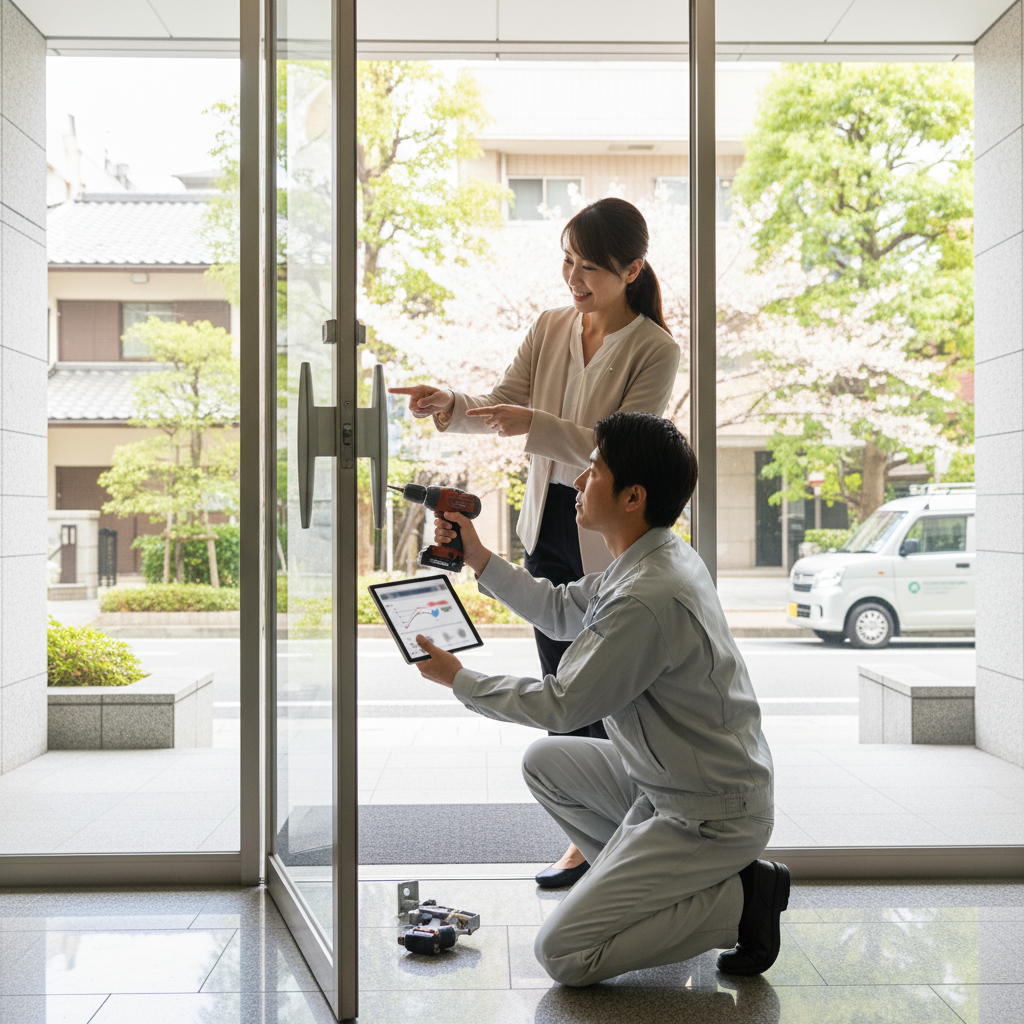 千代田区でのドアクローザー交換の料金相場と依頼の流れ