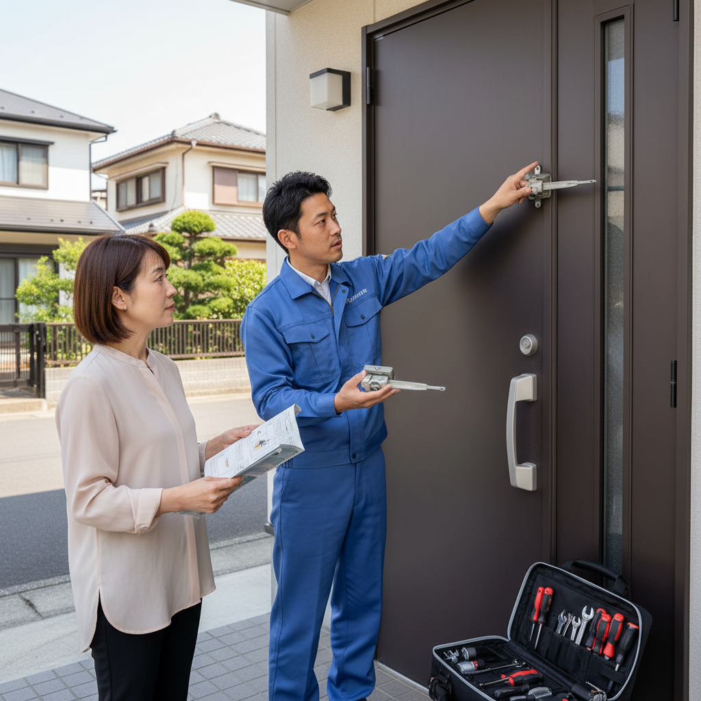 練馬区のドアクローザー交換：料金相場、事例、依頼の流れ