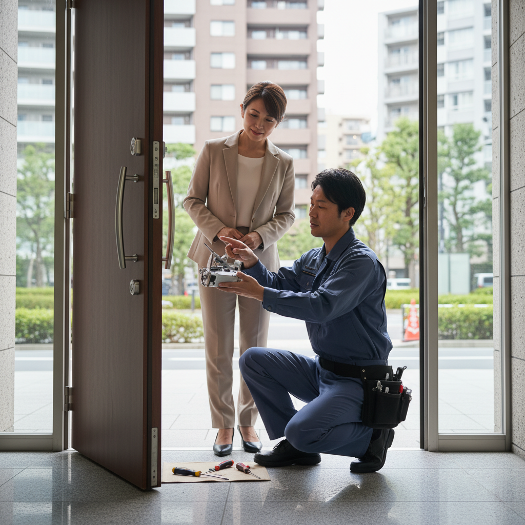 港区のドアクローザー交換：料金・事例・依頼の流れ