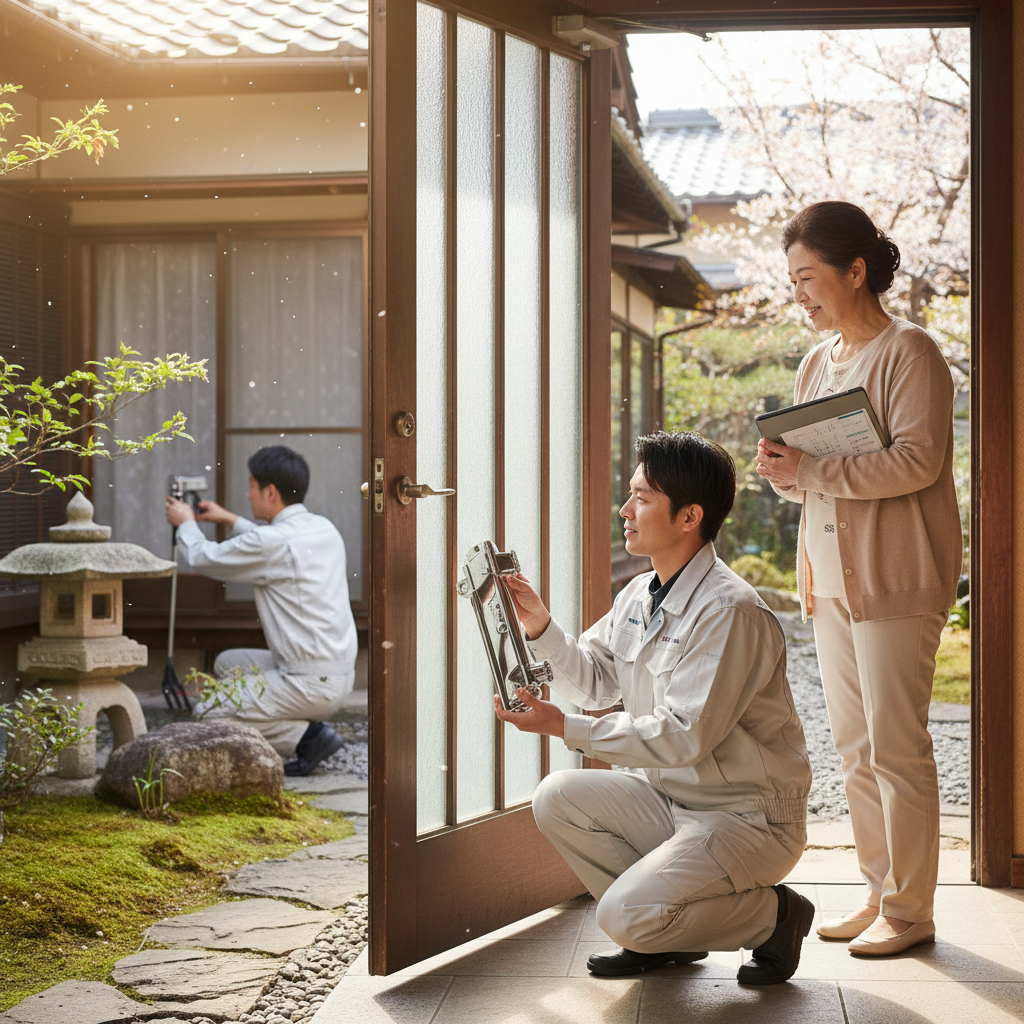 千葉県いすみ市 ドアクローザー交換の料金相場・事例・依頼の流れ