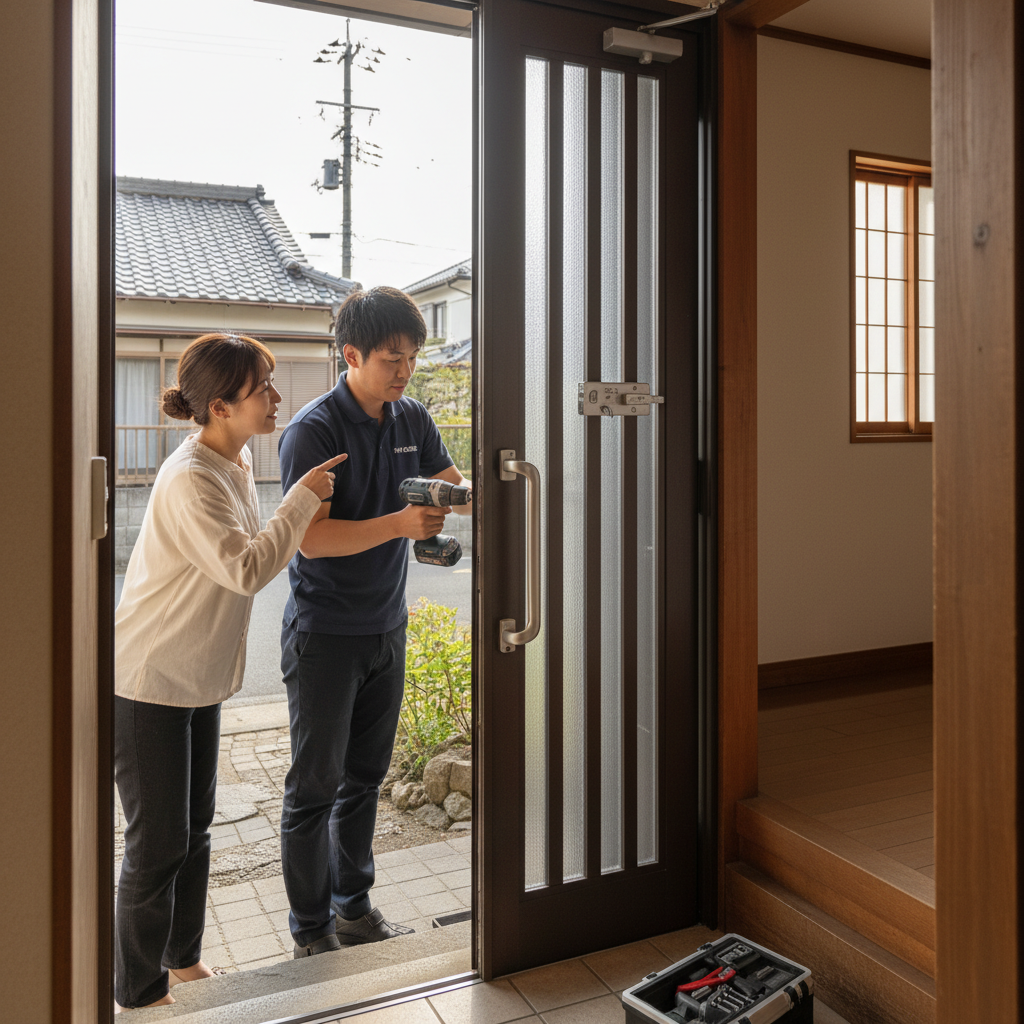 千葉県八千代市のドアクローザー交換：料金・事例・依頼の流れ