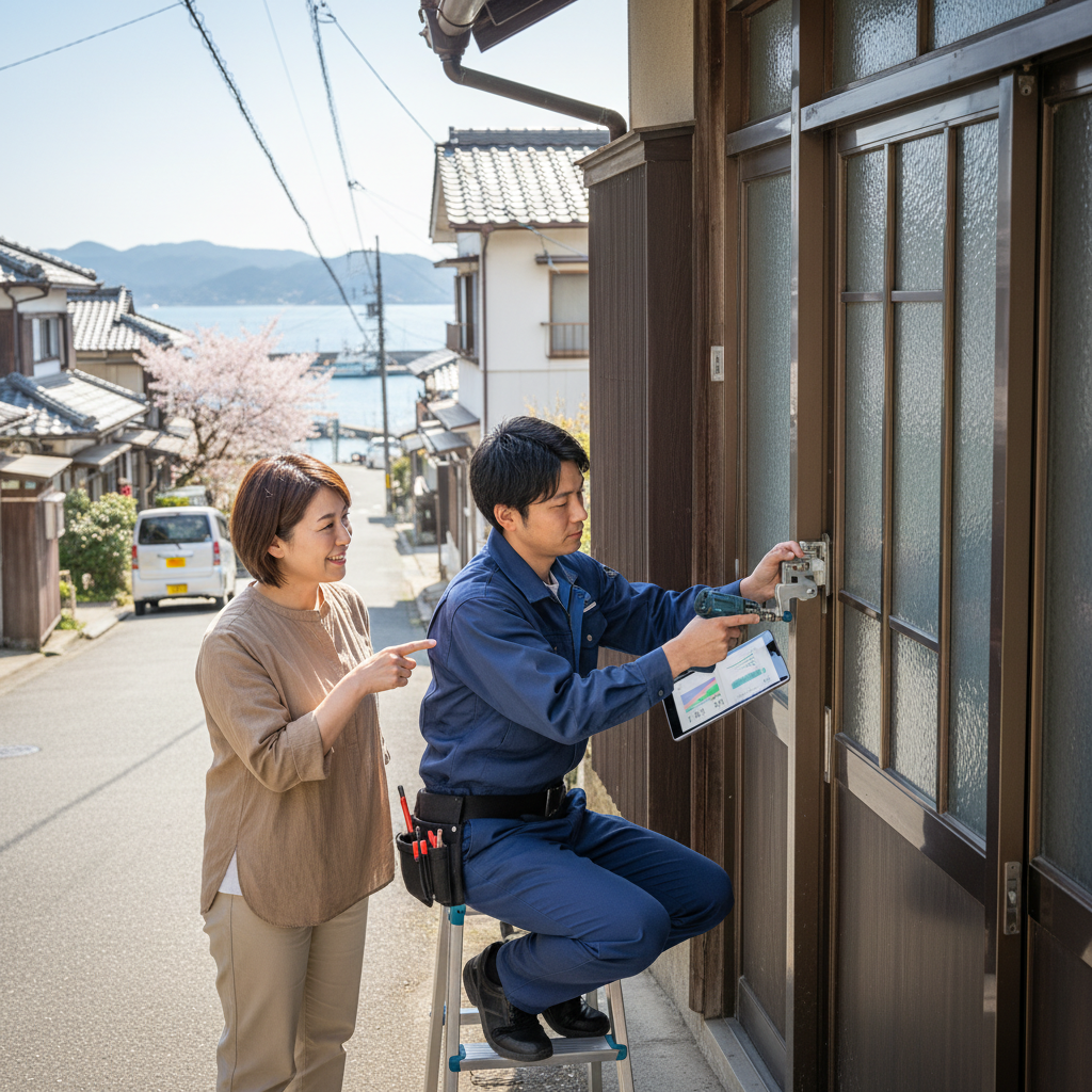 千葉県勝浦市でのドアクローザー交換：料金相場と依頼の流れ