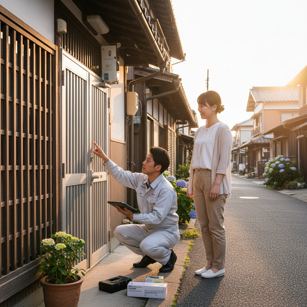 千葉県御宿町でのドアクローザー交換の料金相場と事例、依頼の流れ