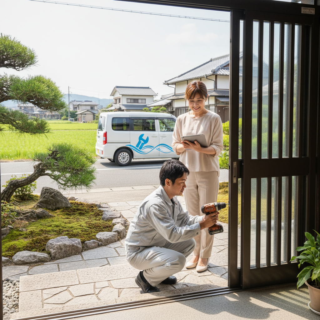 千葉県東庄町 ドアクローザー交換の料金・事例・依頼の流れ