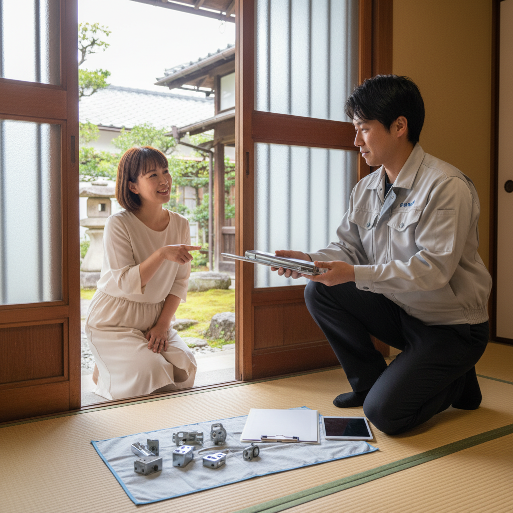 千葉県睦沢町 ドアクローザー交換の料金・事例・依頼の流れ