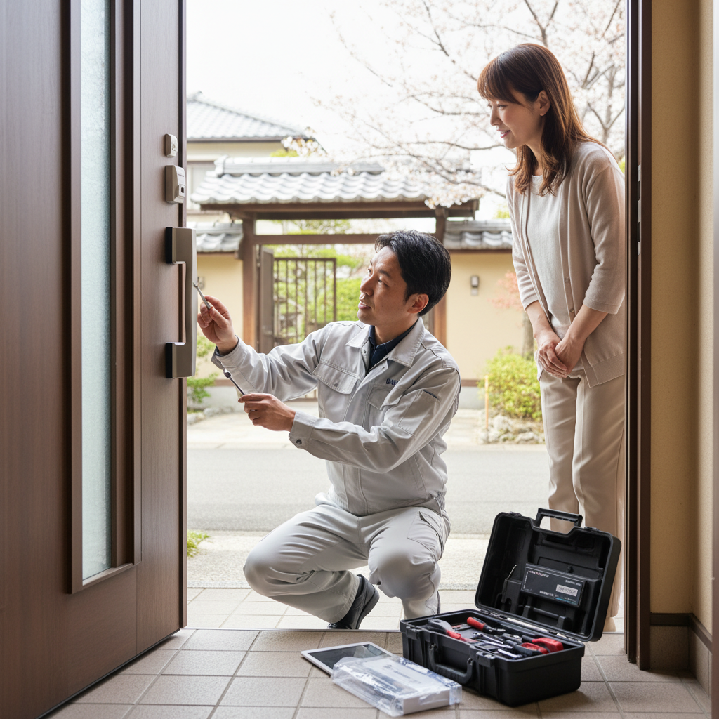 千葉県鎌ケ谷市 ドアクローザー交換の料金・事例・依頼の流れ