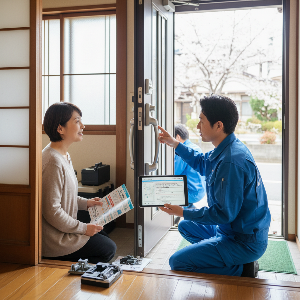 埼玉県ふじみ野市 ドアクローザー交換の料金相場、事例、依頼の流れ