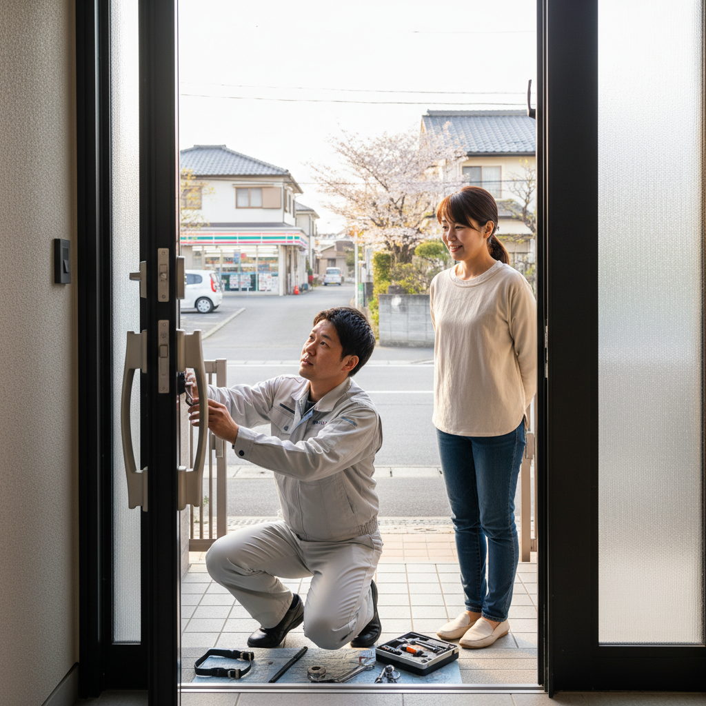 埼玉県 三郷市 ドアクローザー交換の料金相場、事例、依頼の流れ