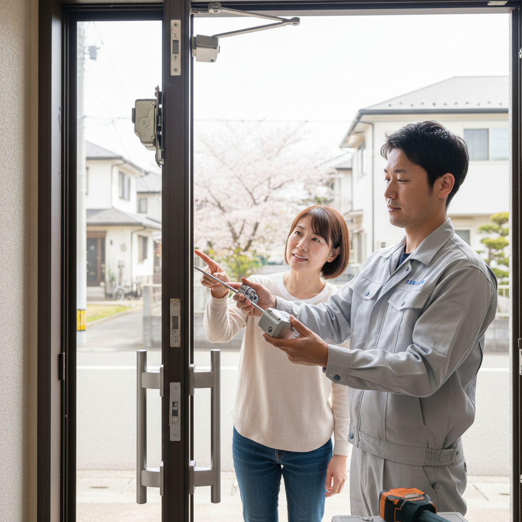 埼玉県羽生市でのドアクローザー交換:料金相場、事例と依頼の流れ