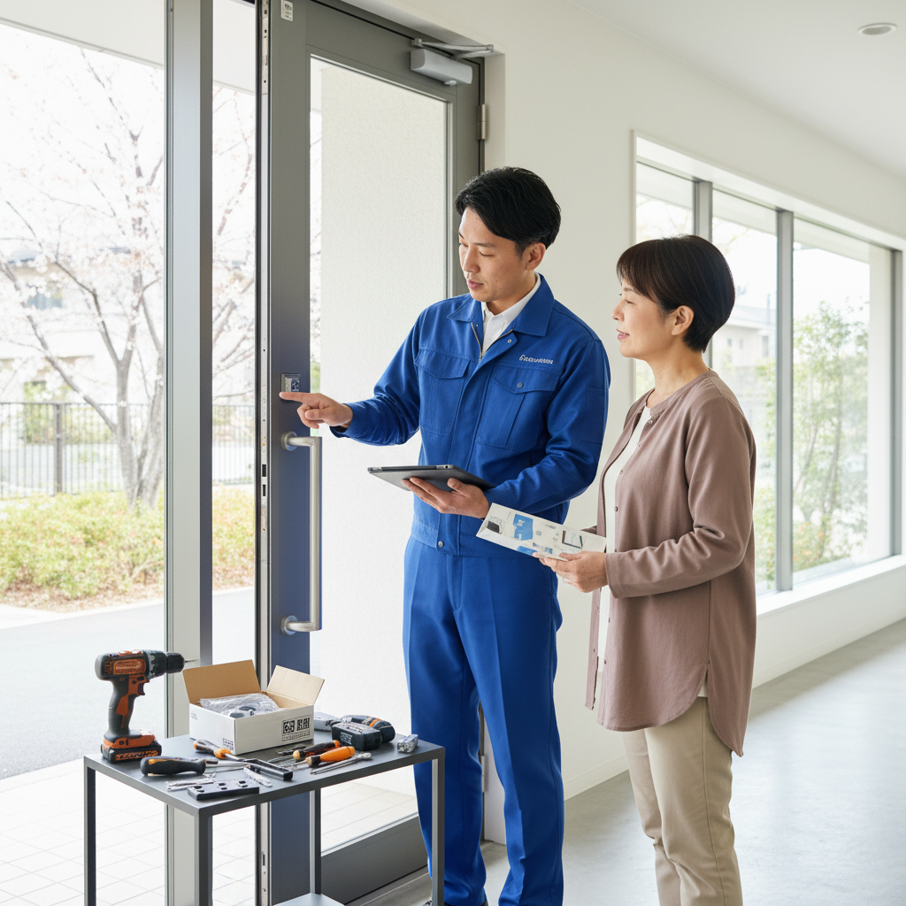 料金相場・事例・依頼の流れ|蕨市のドアクローザー交換