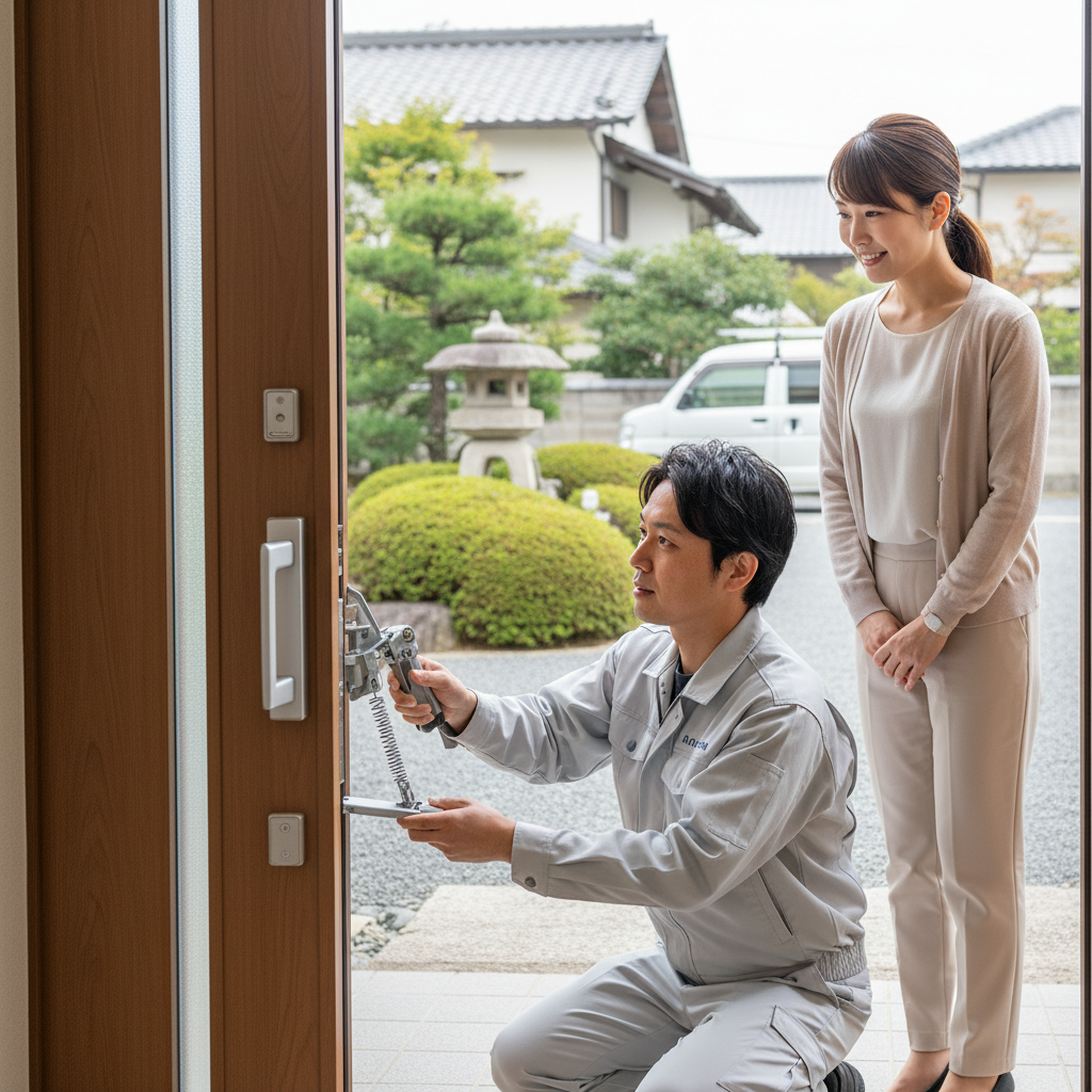 埼玉県越生町でのドアクローザー交換:料金・事例・依頼の流れ