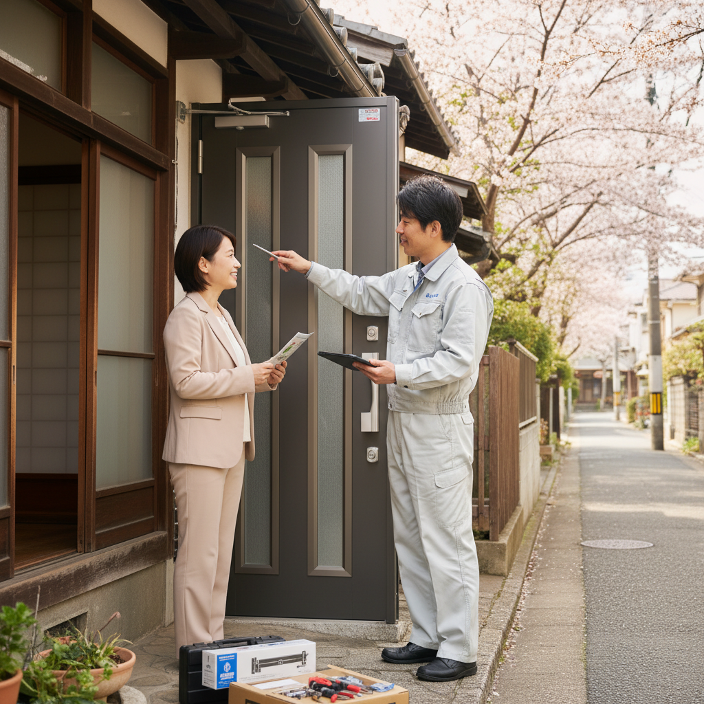 東京都 武蔵野市｜ドアクローザー交換の料金・事例・依頼の流れ