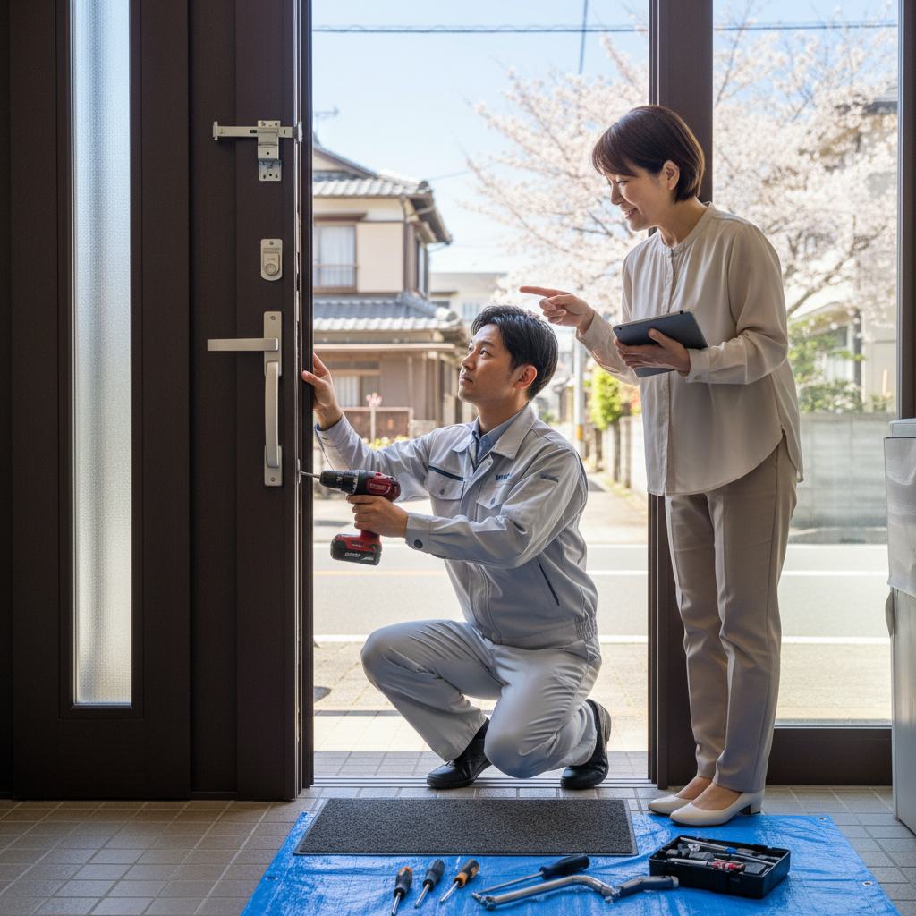 東京都清瀬市でのドアクローザー交換の料金・事例・依頼の流れ